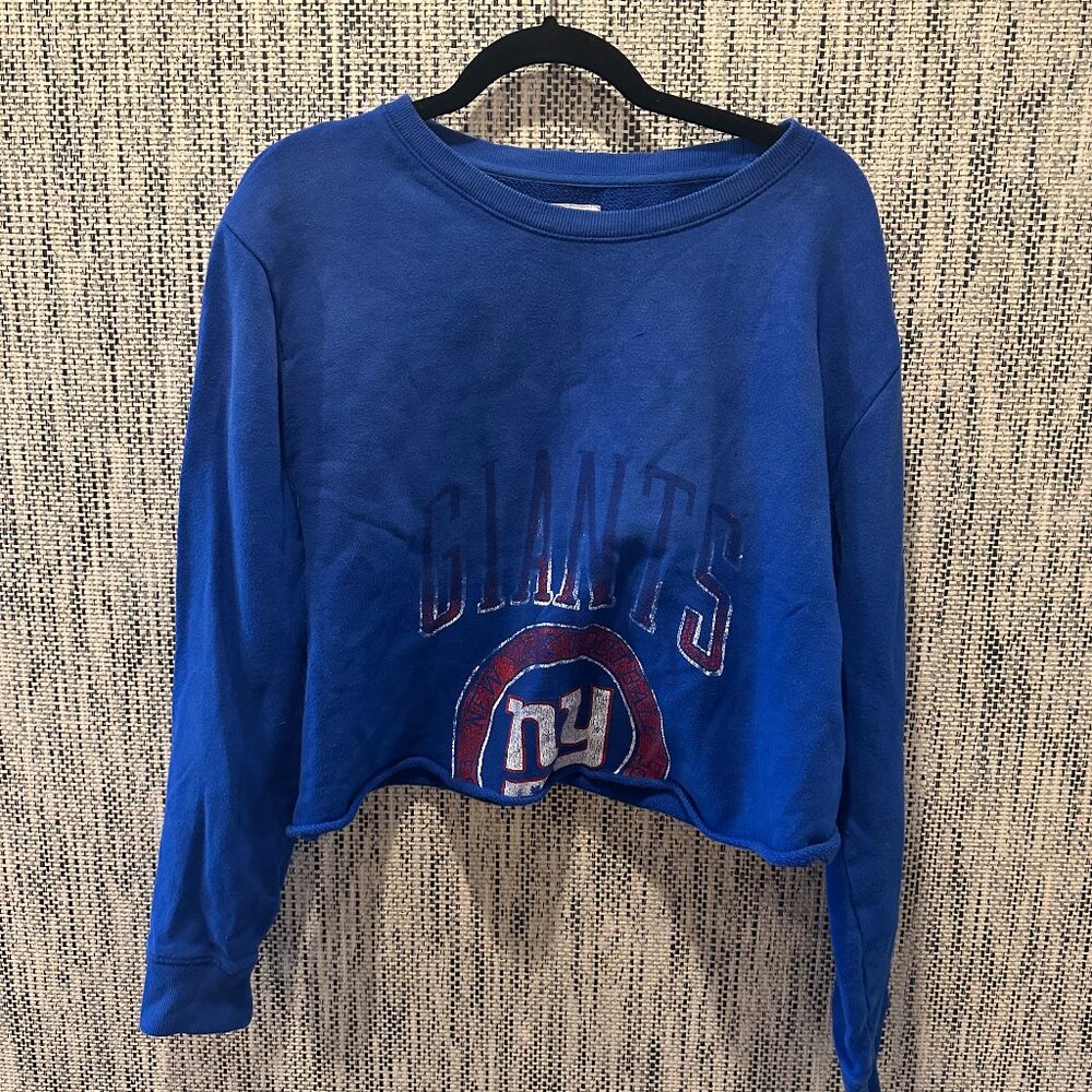 Vintage NY Giants Cropped Sweatshirt